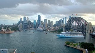 Live webcam view of Sydney Harbour 24\/7 from 10.30pm March 3