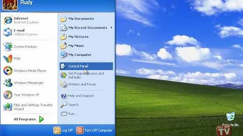Uninstall Programs in Windows XP