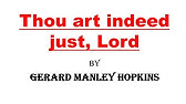 Thou Art Indeed Just Lord If I Contend By G M Hopkins Summary And Line By Line Explanation Youtube Thou Art Indeed Just Lord If I Contend By G M Hopkins Summary And Line By Line Explanation Youtube