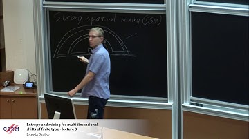 Ronnie Pavlov: Entropy and mixing for multidimensional shifts of finite type - lecture 3