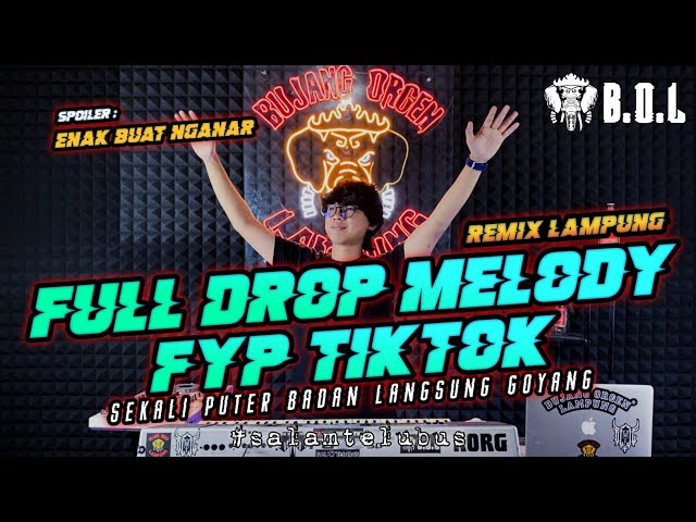 DJ MELODY FULL DROP TIKTOK REMIX LAMPUNG FULL BASS || BUJANG ORGEN LAMPUNG class=