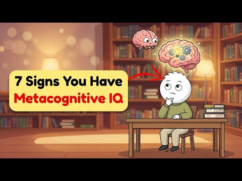 7 Signs You Have High Metacognitive IQ | The Rarest Form Of Intelligence | Psyche Mode