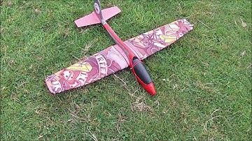 Lidl chuck glider pitcheron conversion "inked up" maiden