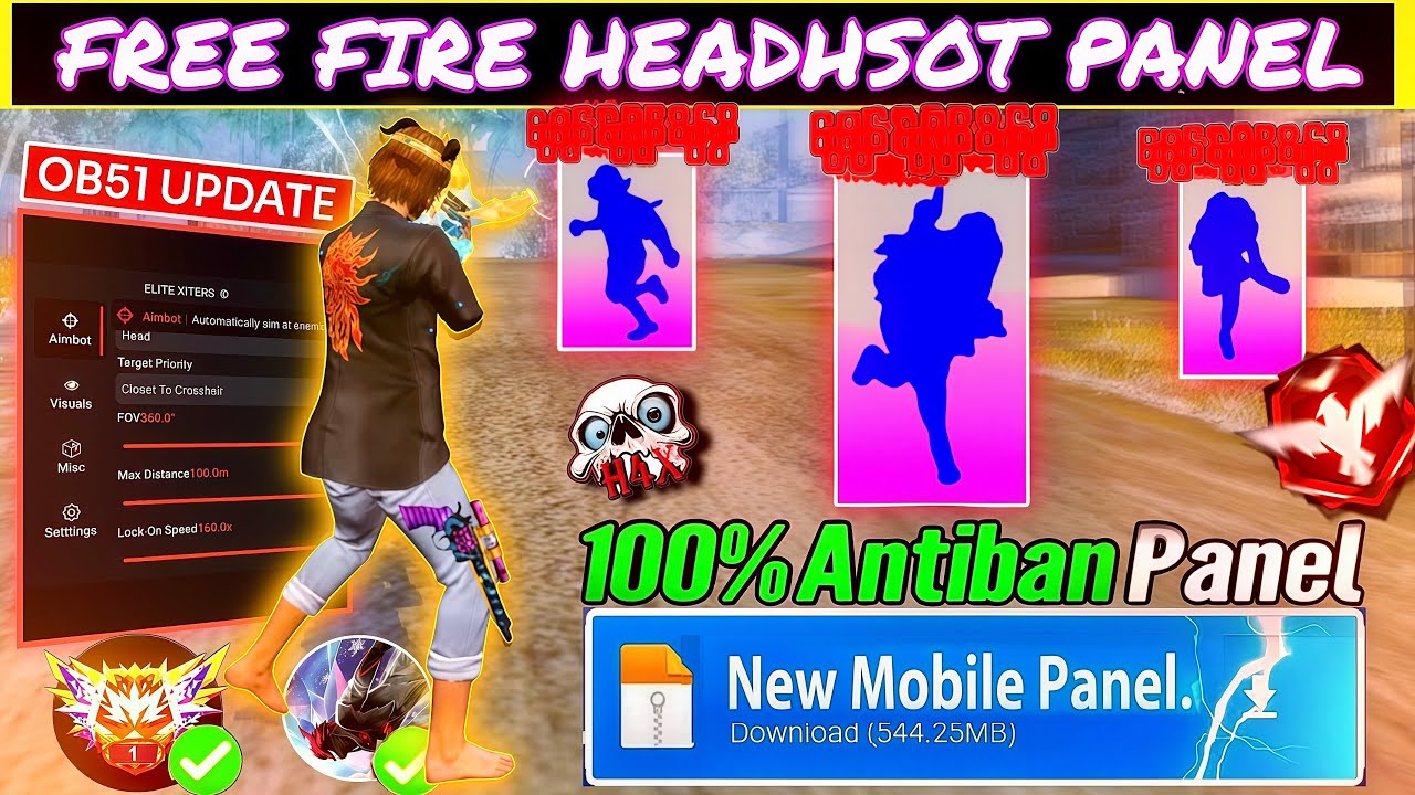 Free Fire Panel Mobile 🔥 FF Antiban Panel OB52 | Free Fire Hack New 😈 FF Injector 2026 | FF Panel
