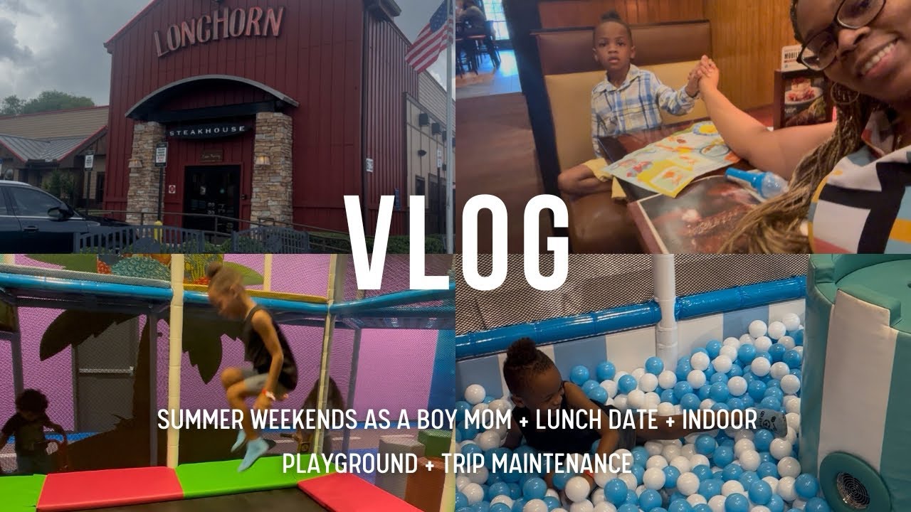 WEEKEND IN MY LIFE AS A BOY MOM | SUMMER FUN ☀️ + MOMMY AND SON LUNCH DATE + INDOOR PLAYGROUND 🛝