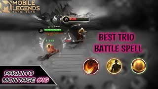 Tiga Battle Spell Terbaik Paquito! Combo Montage Eps.16 Mobile Legends Build