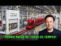 Toda a indústria em choque: a Tesla acaba de vender todos os seus novos camiões Semi.