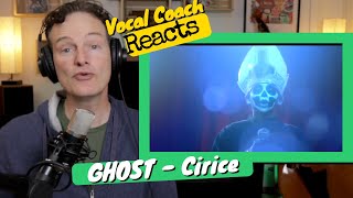 "Cirice" by Ghost - Vocal Coach REACTS
