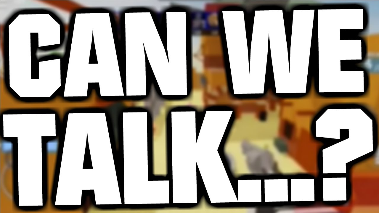 Can we talk about something...?