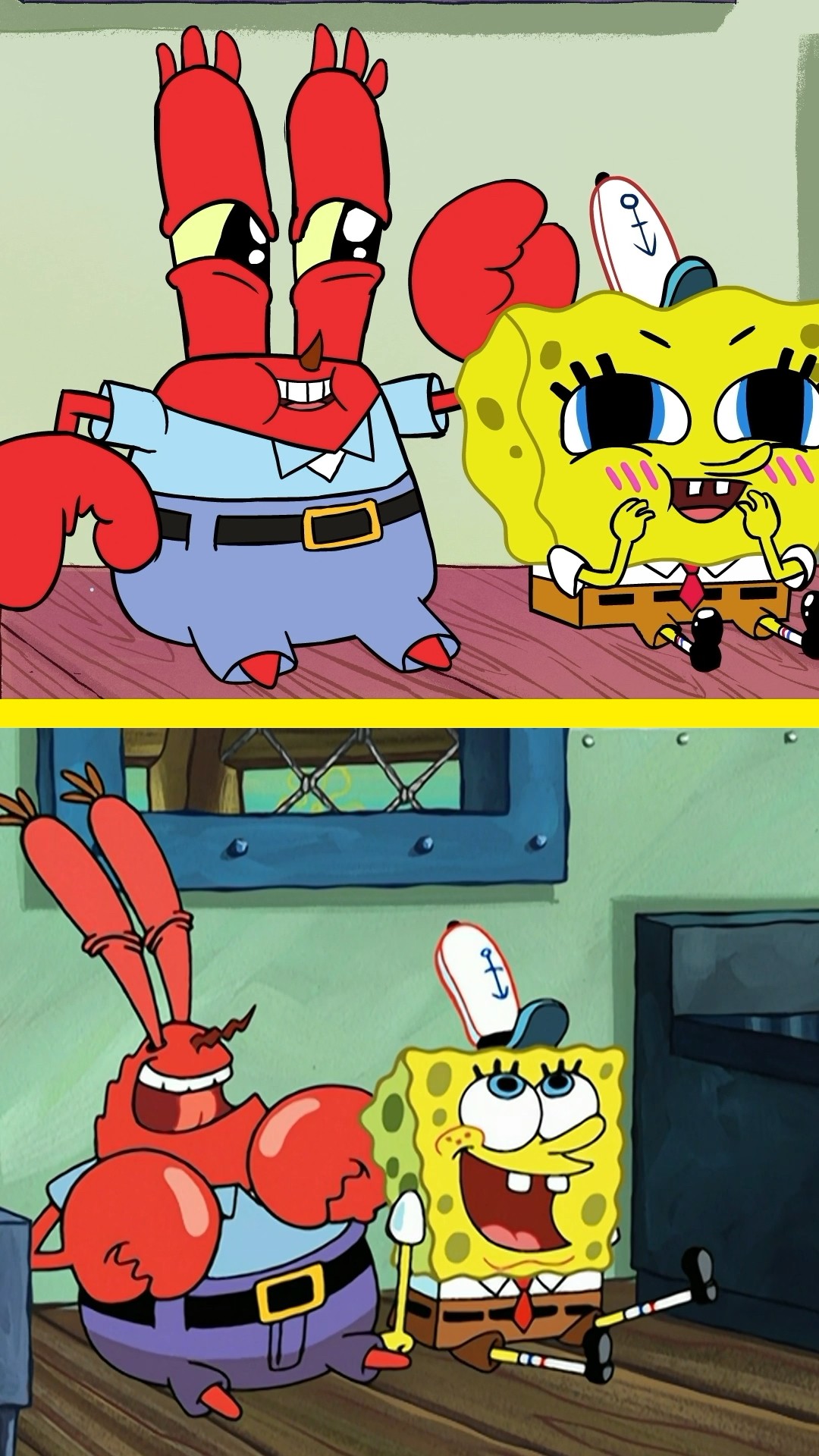 SpongeBob poisons the health inspector... in CHIBI ? | #shorts
