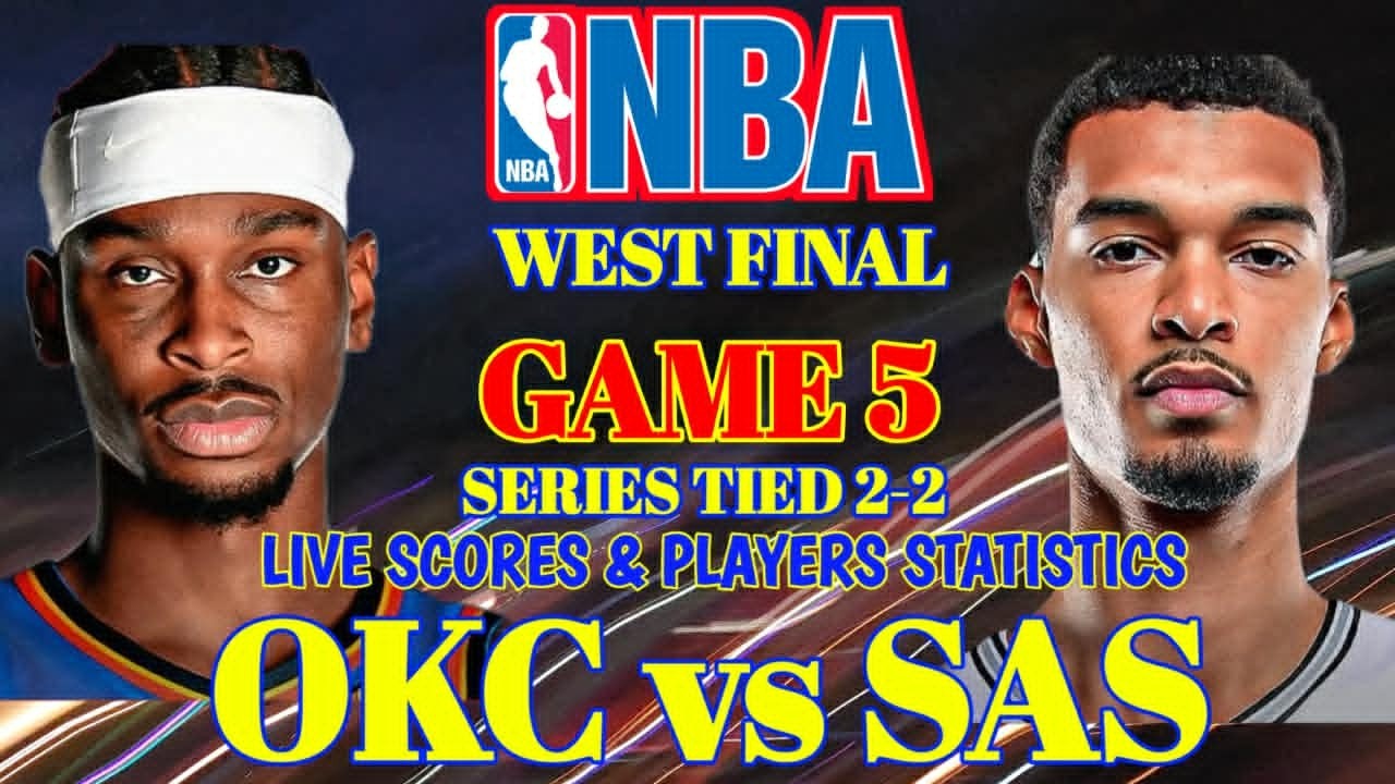 THUNDERS vs SPURS I WEST FINAL GAME 5 SERIES TIED 2-2  I PLAY-BY-PLAY REACTIONS