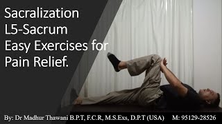 Sacralization L5 Sacrum Easy Exercises for Back Pain Relief