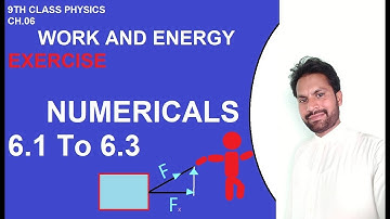 physics - work and energy (chapter 6) numerical | BABAR MUMTAZ