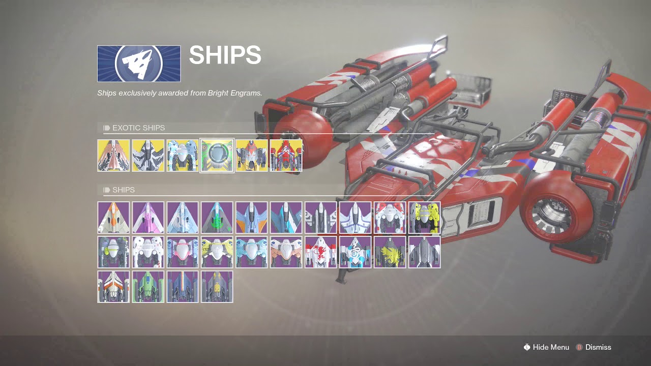 destiny 2 where to buy ships