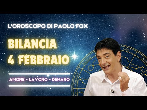 Oroscopo di Oggi Bilancia ♎️ | Paolo Fox 4 Febbraio 2026 – Giornata di Forti Svolte
