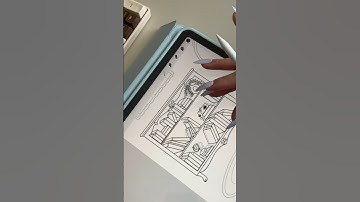 Let’s draw a coloring page #illustration #coloringpages #procreateart #lineart