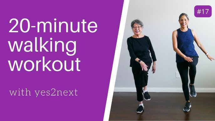 10-minute Indoor Walking Workout for Seniors, Beginner Exercisers