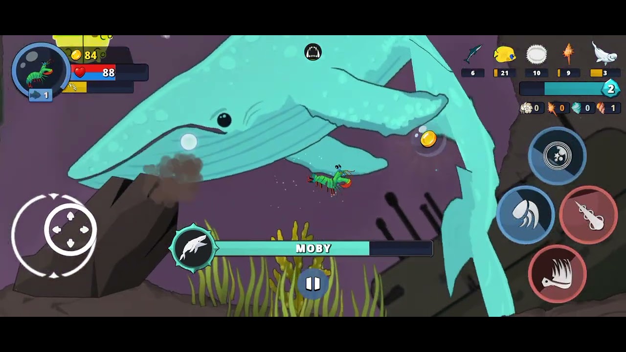 Defeating Moby for the first time!!! 