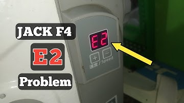 Jack F4 E2 Problem | Jack F4 error E2 | how to solve jack error E2 | Jack sewing machine | Bangla