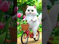 Ai animation cat video #cat #pets #3danimation #wildlife #funny #rider #parrot