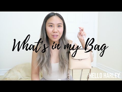 What's in my Bag| Fendi Back to School Mini Backpack