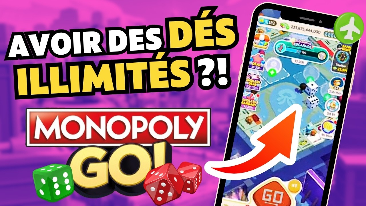 COMMENT AVOIR DES DES EN ILLIMITES DANS MONOPOLY GO ? - YouTube
