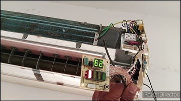 Godrej eon split ac error code E6,E2,E1 #godrejeonerrorcode #ac #acrepair  #greenlight blinking code