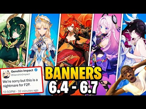 NEW LEAKS! UPDATED 6.4–6.7 BANNERS & RERUNS ROADMAP - Genshin Impact