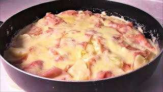 PAPAS GRATINADAS SIN HORNO - YouTube