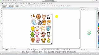 Tutorial Camera machine CDR Drawing Printing and Cutting operation screenshot 5
