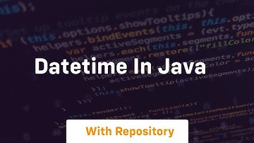 datetime in java