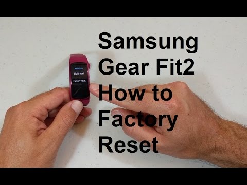 Samsung Gear Fit2  How to Factory Reset