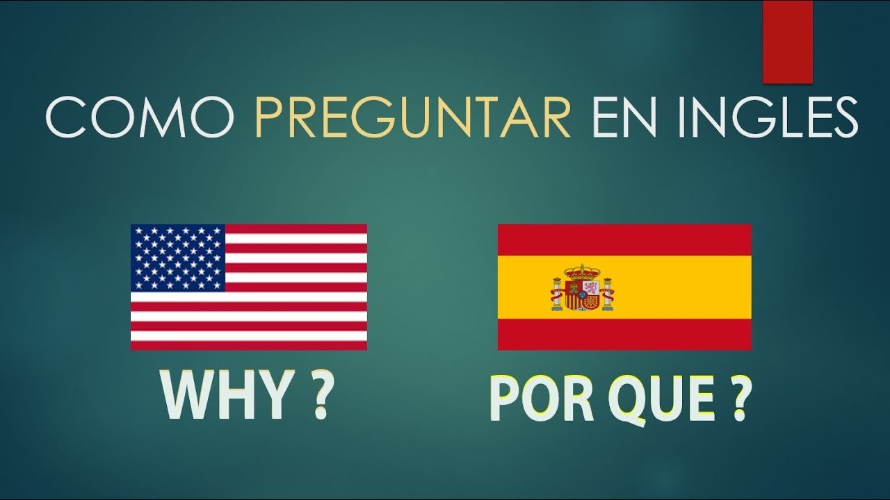 COMO PREGUNTAR EN INGLES USO DE WHY YouTube