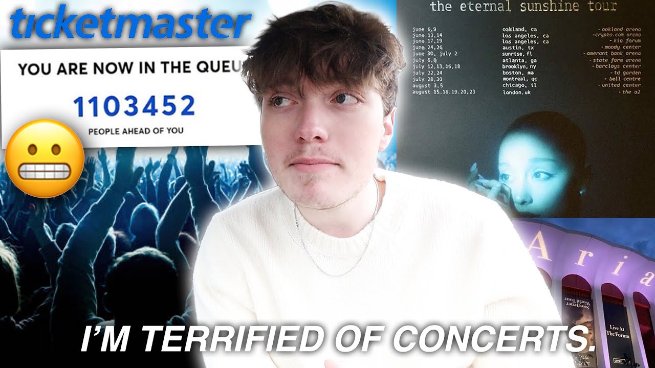 Объясняю свой страх перед концертами… (Тревога перед концертами, травмы, война с Ticketmaster и м...