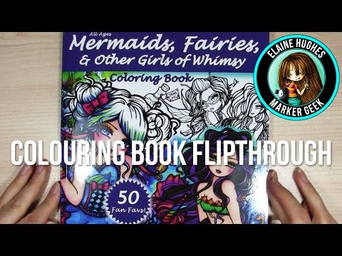 Copic Markers in Colouring Books & a Hannah Lynn Page - Marker Geek