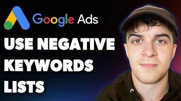 How to Use Negative Keywords Lists in Google Ads (Full 2025 Guide)
