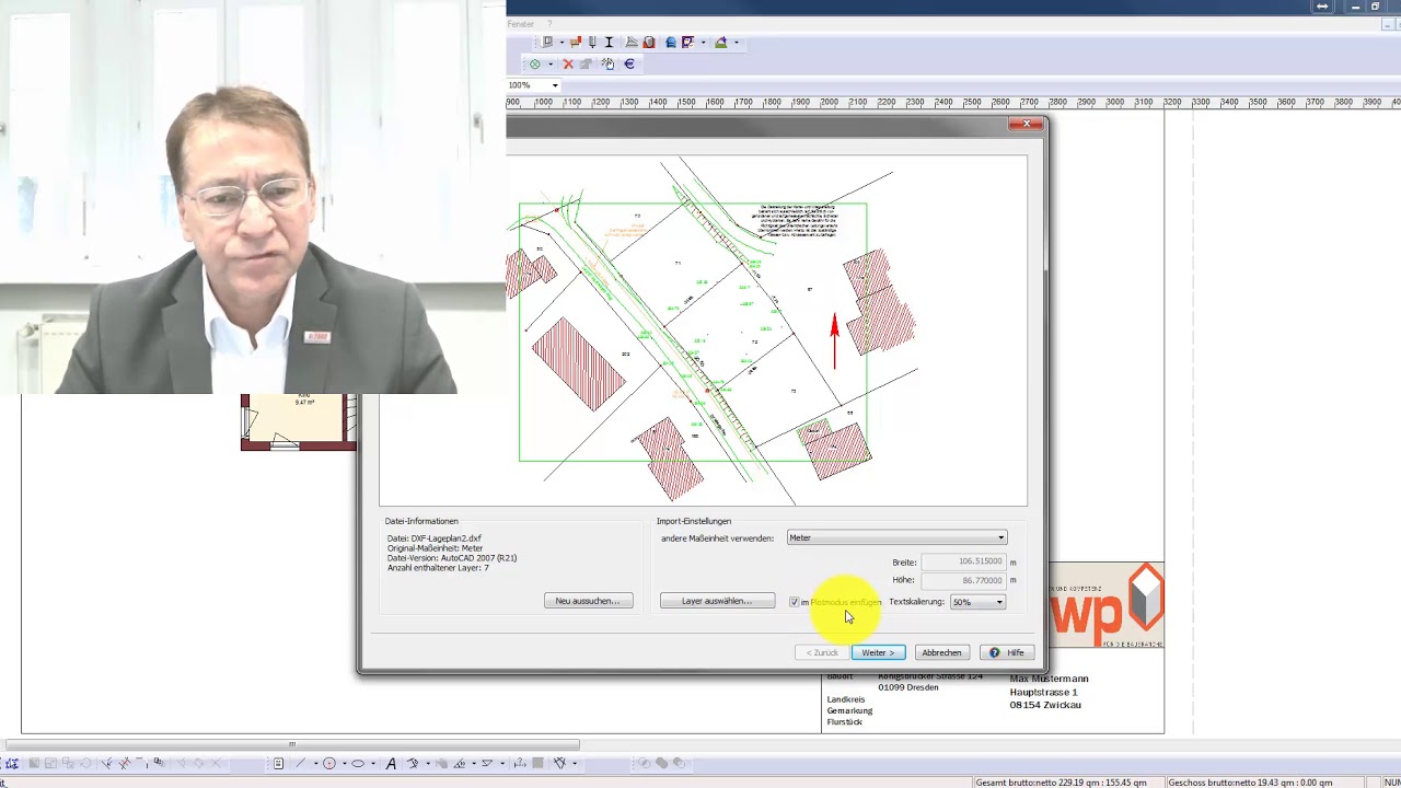 Vi Plan - Lageplan inkl. 3D Geländemodell einlesen Teil1