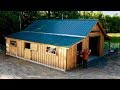 TIMELAPSE - Post & Beam Barn Kit Build that we BOUGHT off the INTERNET
