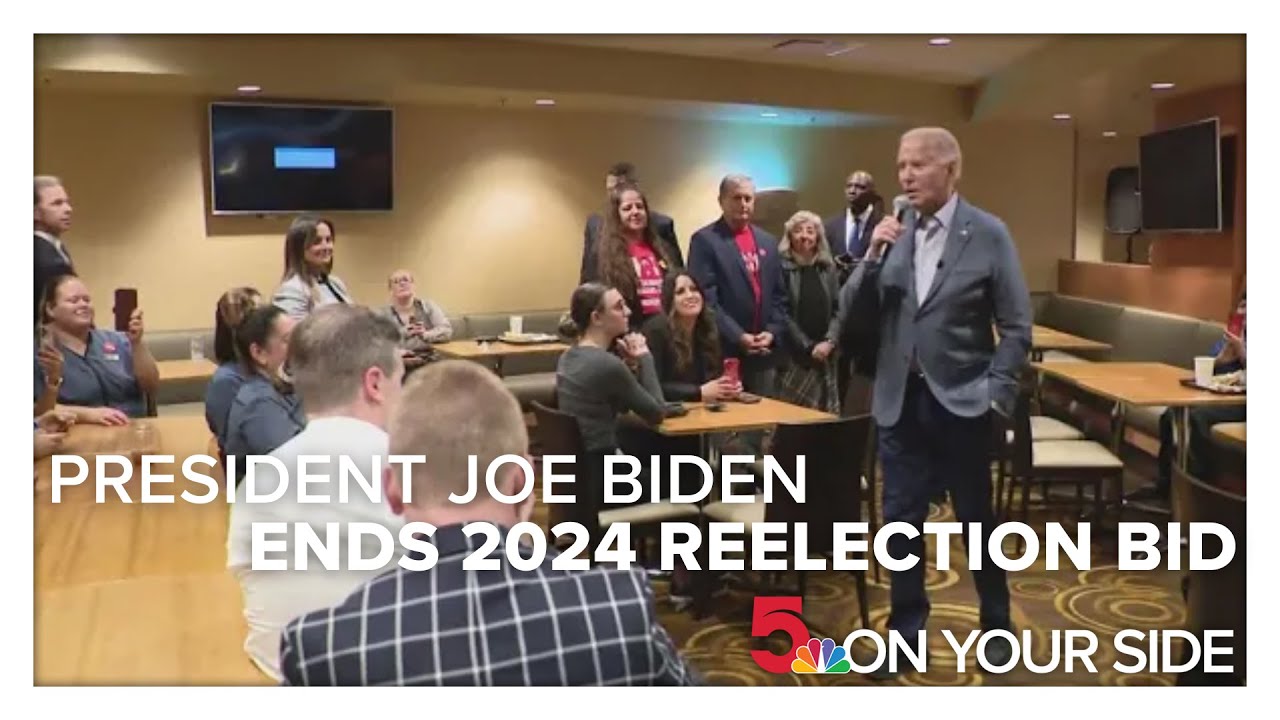 President Joe Biden ends 2024 reelection bid, endorses Kamala Harris ...