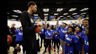 Full Victor Wembanyama, Rising Stars Surprise Kids at Jr. NBA Day Update