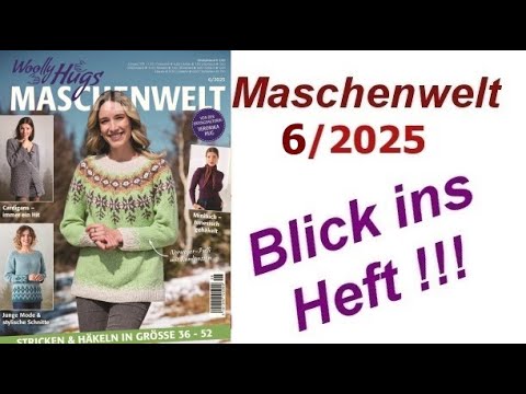 Maschenwelt 6-2025 - Blick ins Magazin