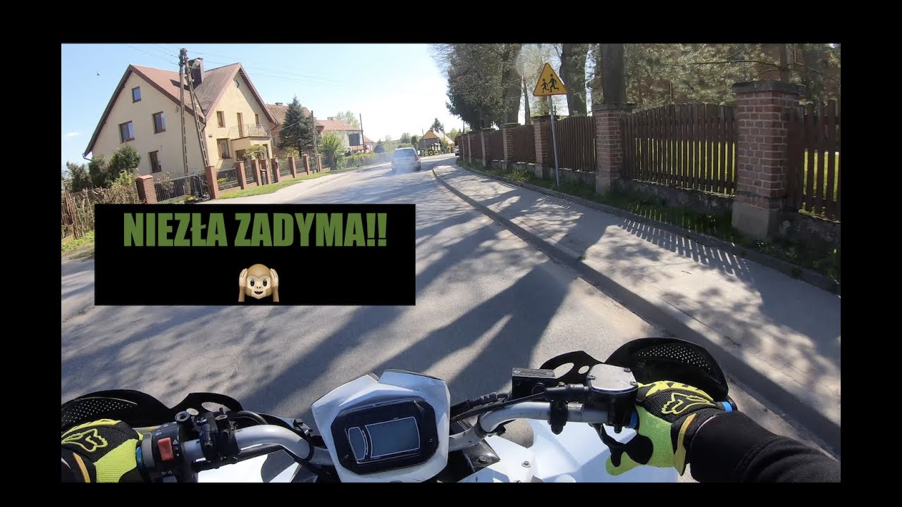 ZADYMA!!! JAZDA CB 500 LUCKY STAR!