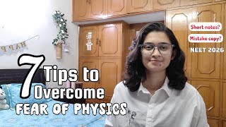 Struggling with PHYSICS?😥💔 | How I turned my fear into my strength | NEET 2026 hard?🤔