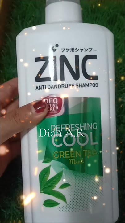Zinc Shampoo Refreshing Cool Green Tea Mint