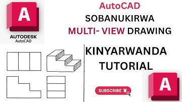 AutoCAD Multiview Drawings: Menya Technical drawing/ multiview Byihuse!"