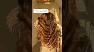 Tutorial of Heatless curls 🎀 #longhair #beautifulcurls #hair #hairhack #hairstyle #beauty #top