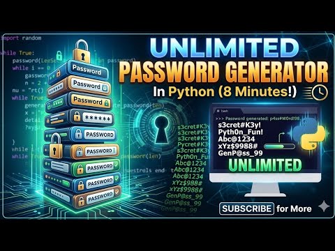 Unlimited password genrator tool in python 