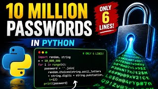 Mini python project Tutorial -                                     password Generator 