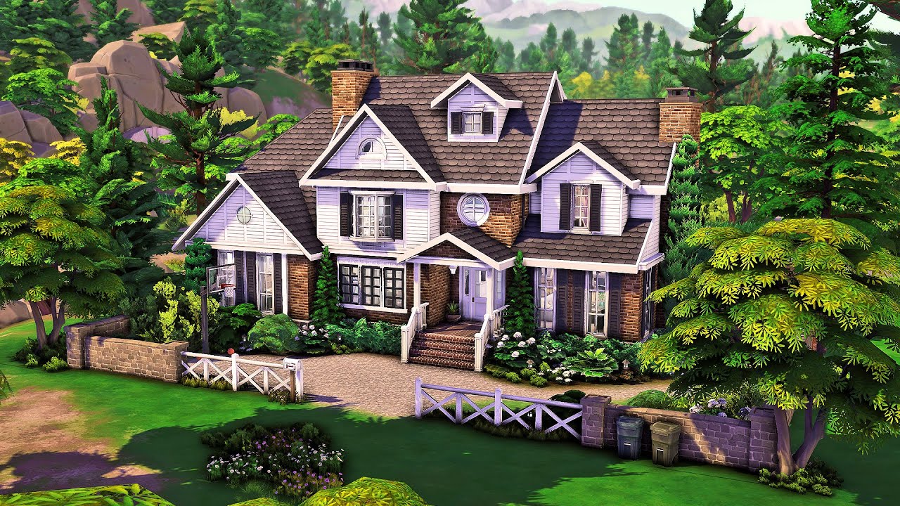 Дом семьи Коппердейл | The Sims 4 Скоростное строительство