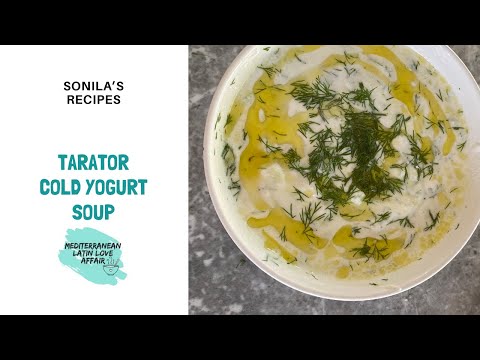 Tarator - Cold Yogurt & Cucumber Soup